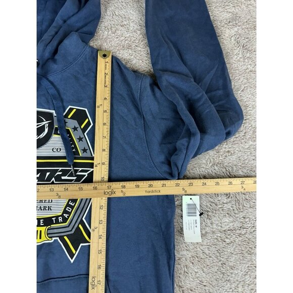 Alpinestars Patent Pullover Fleece Hoody (S,M) Blue New - Picture 15 of 16